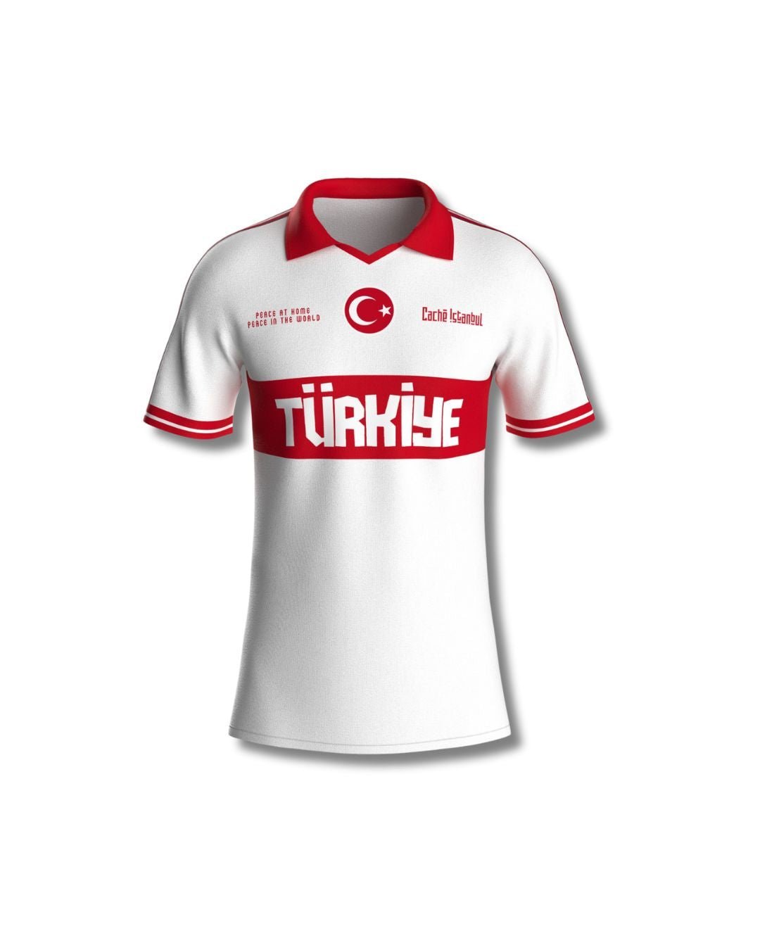 Anadolu Polo Tshirt II - Peace At Home Peace At World - CachéIstanbul