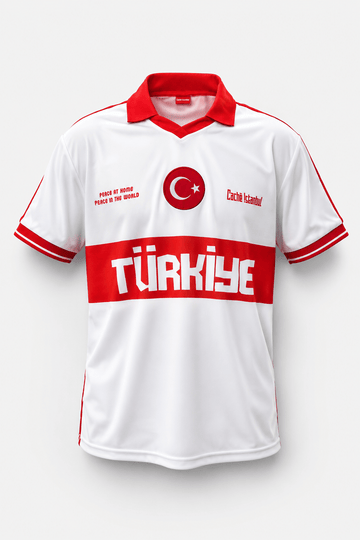 Anadolu Polo Tshirt II - Peace At Home Peace At World - CachéIstanbul