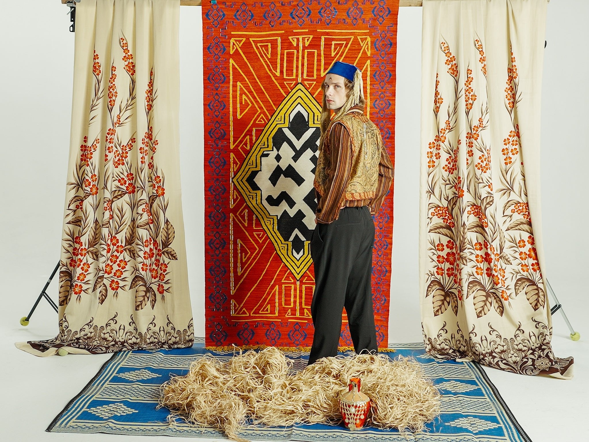 BAKLAVA El Dokuma Çift Taraflı Yün Kilim NO:1