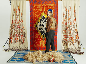 BAKLAVA El Dokuma Çift Taraflı Yün Kilim NO:1