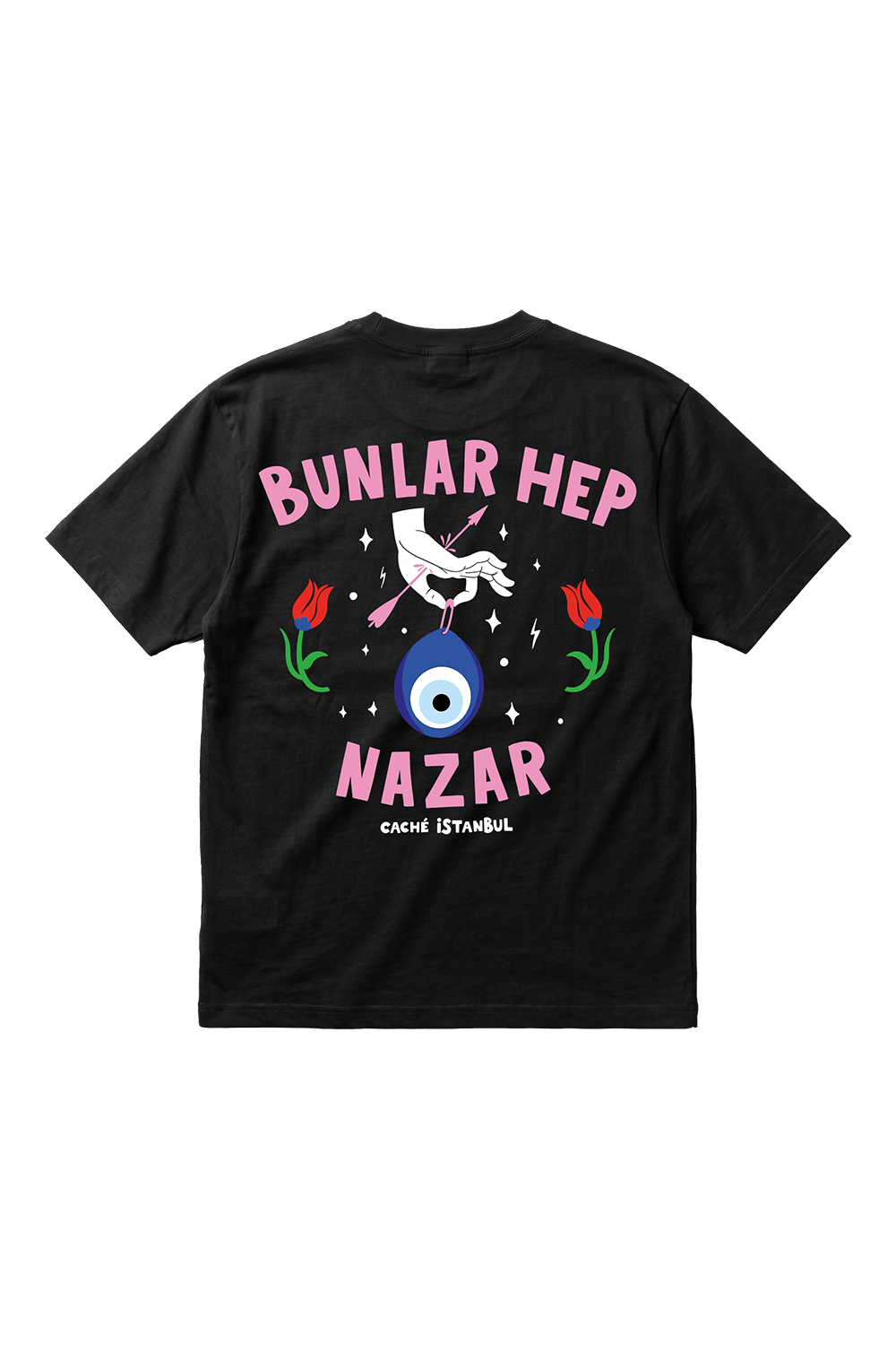 Bunlar Hep Nazar Unisex Oversize Tshirt - CachéIstanbul