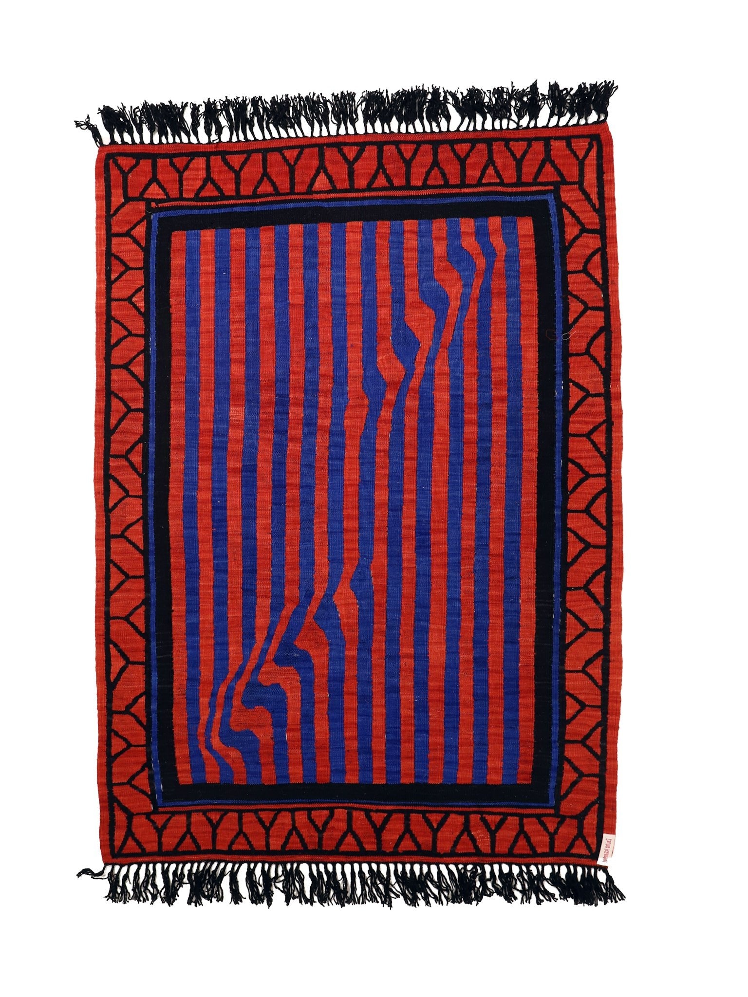 DALGA El Dokuma Modern Yün Kilim