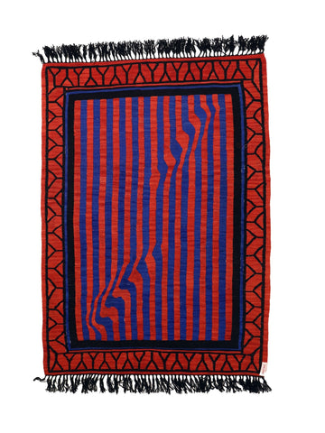 DALGA El Dokuma Modern Yün Kilim