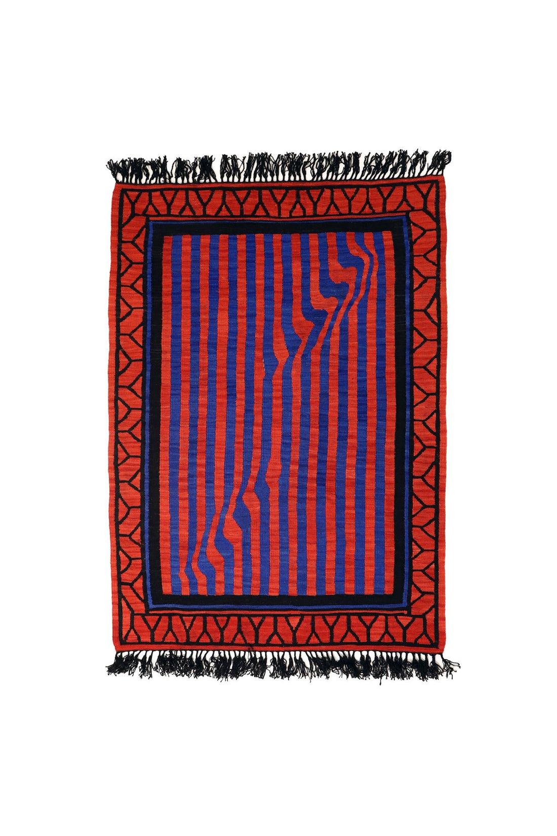 DALGA El Dokuma Modern Yün Kilim