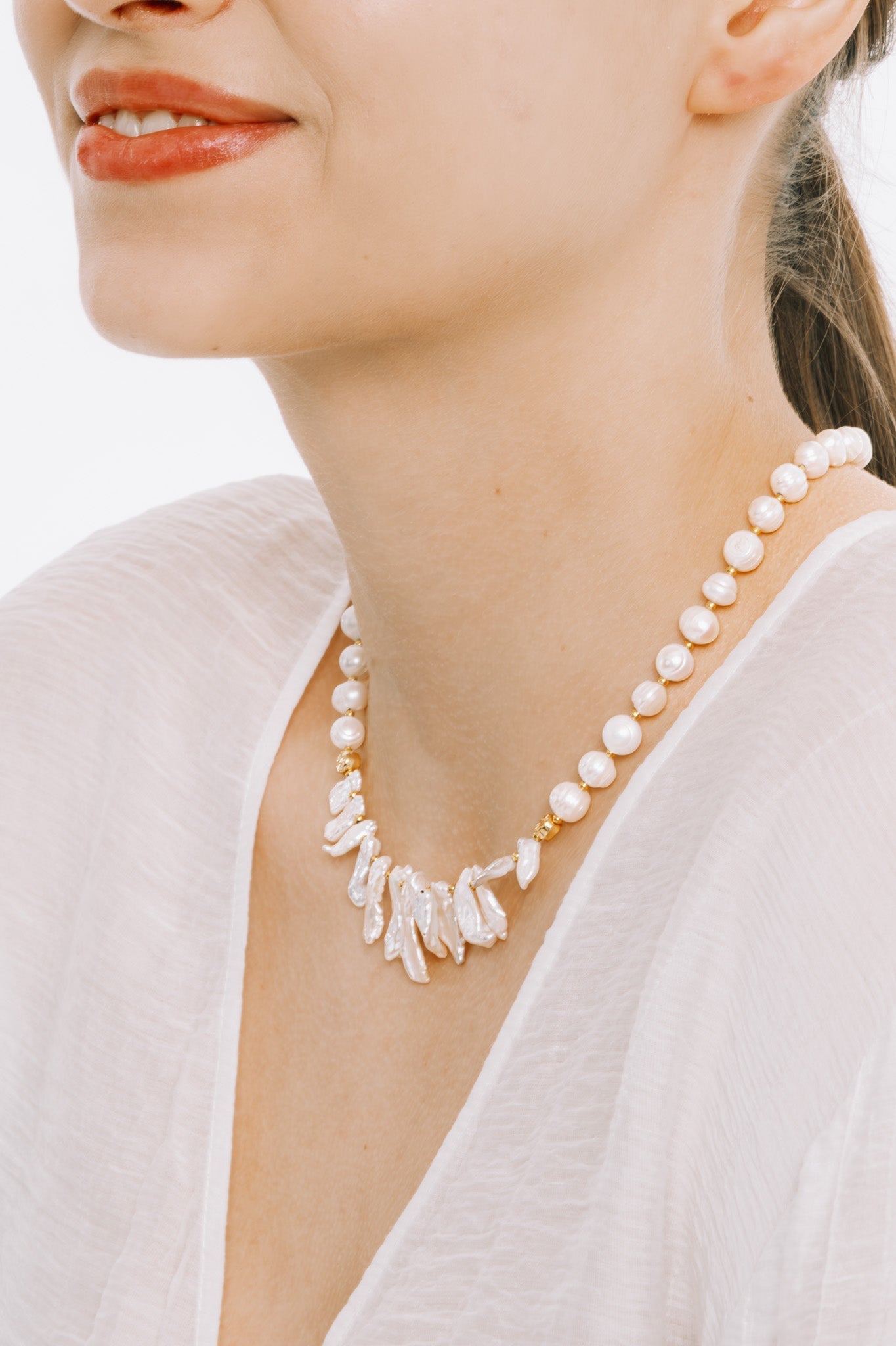 Diş İnci Kolye - CachéIstanbul