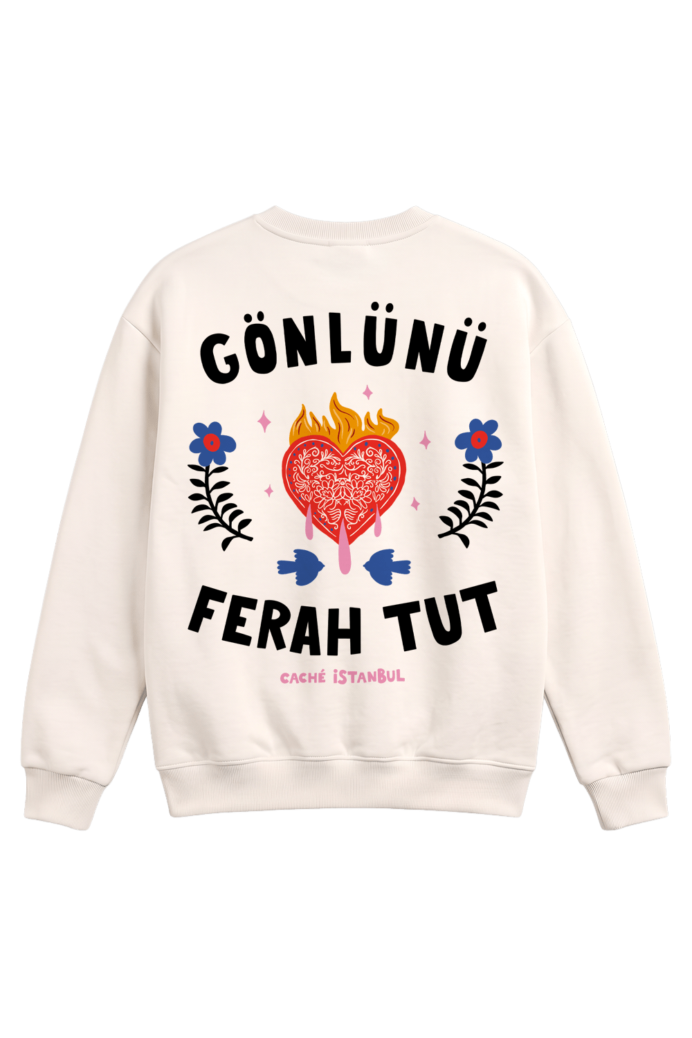 Gönlünü Ferah Tut Sweatshirt - CachéIstanbulshop_this_look_iHT9Uf