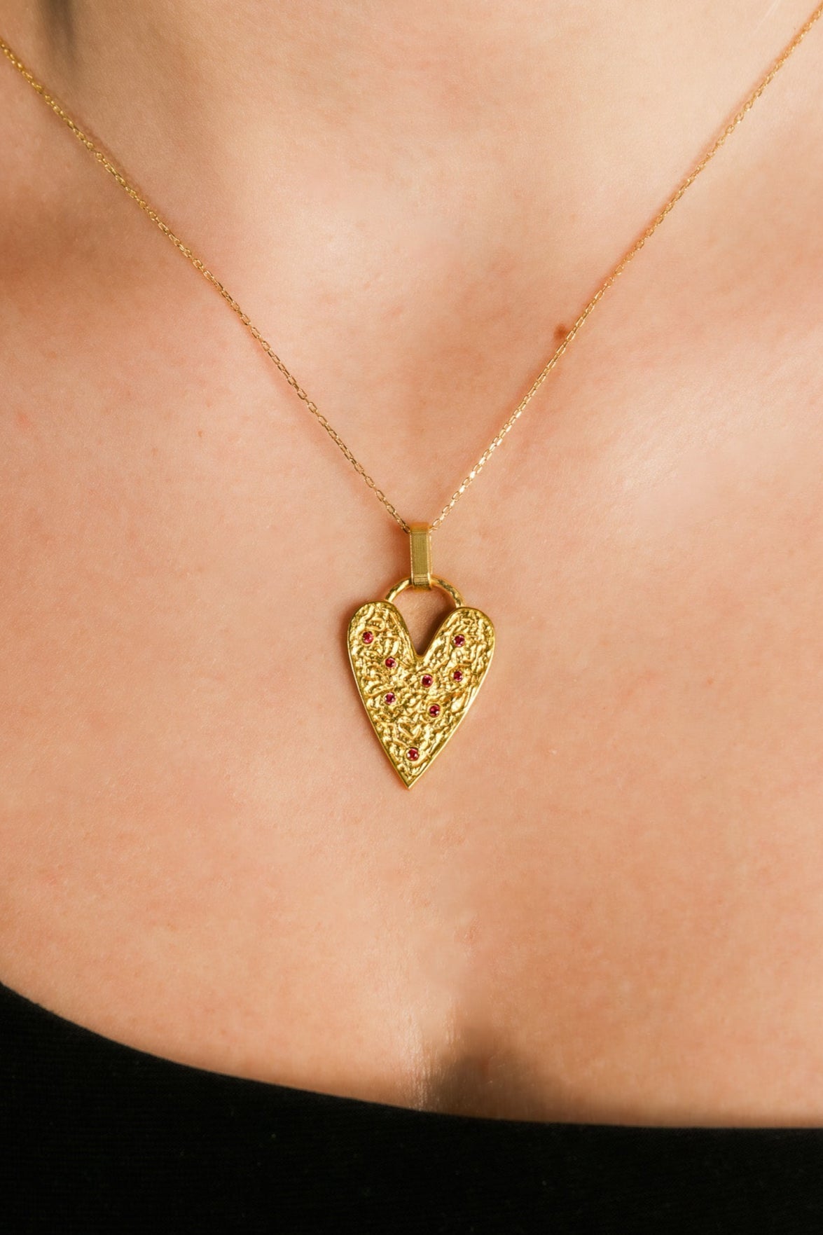 Ham Kalp Taşlı Kolye - CachéIstanbul