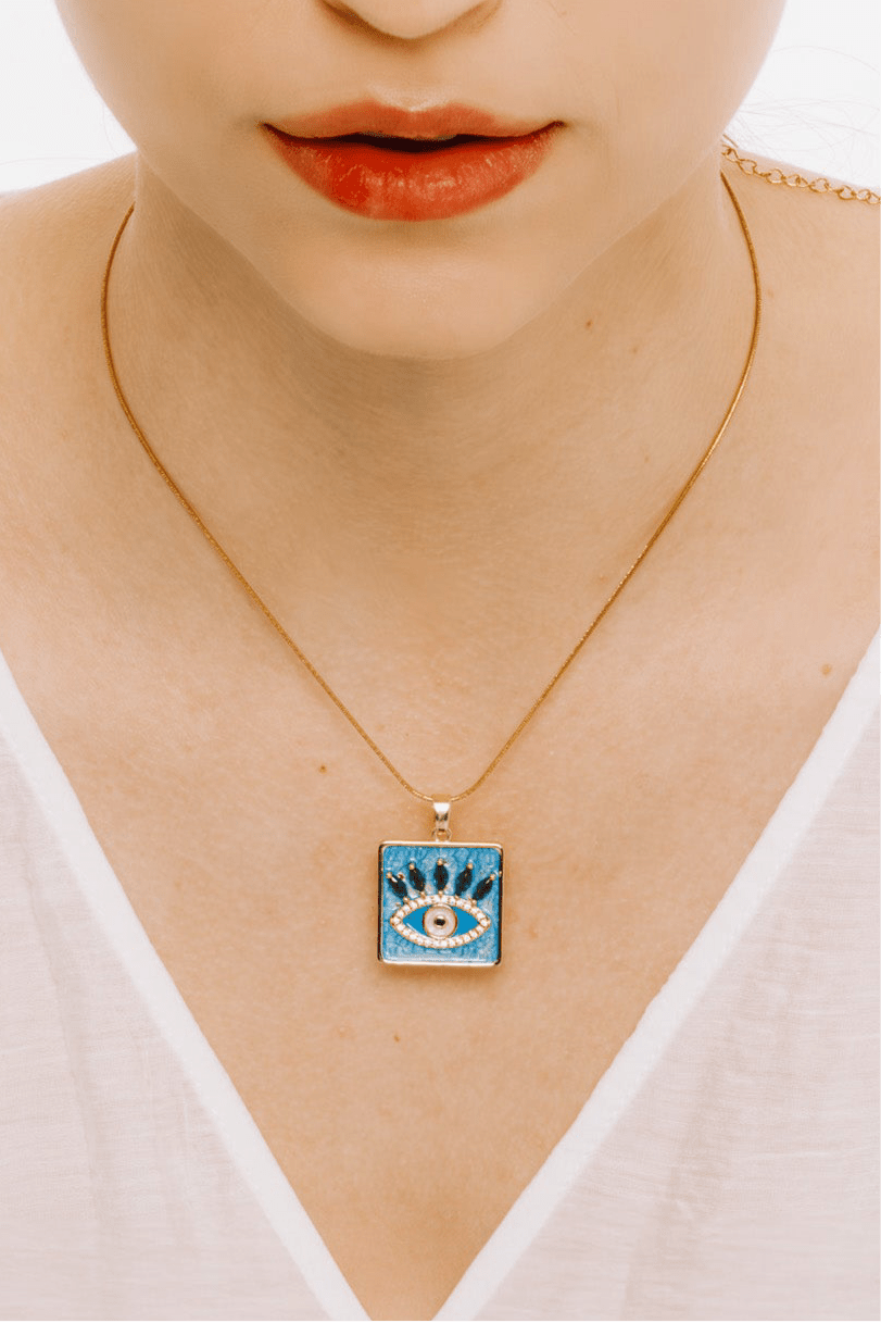 Kare Göz Kolye - CachéIstanbul