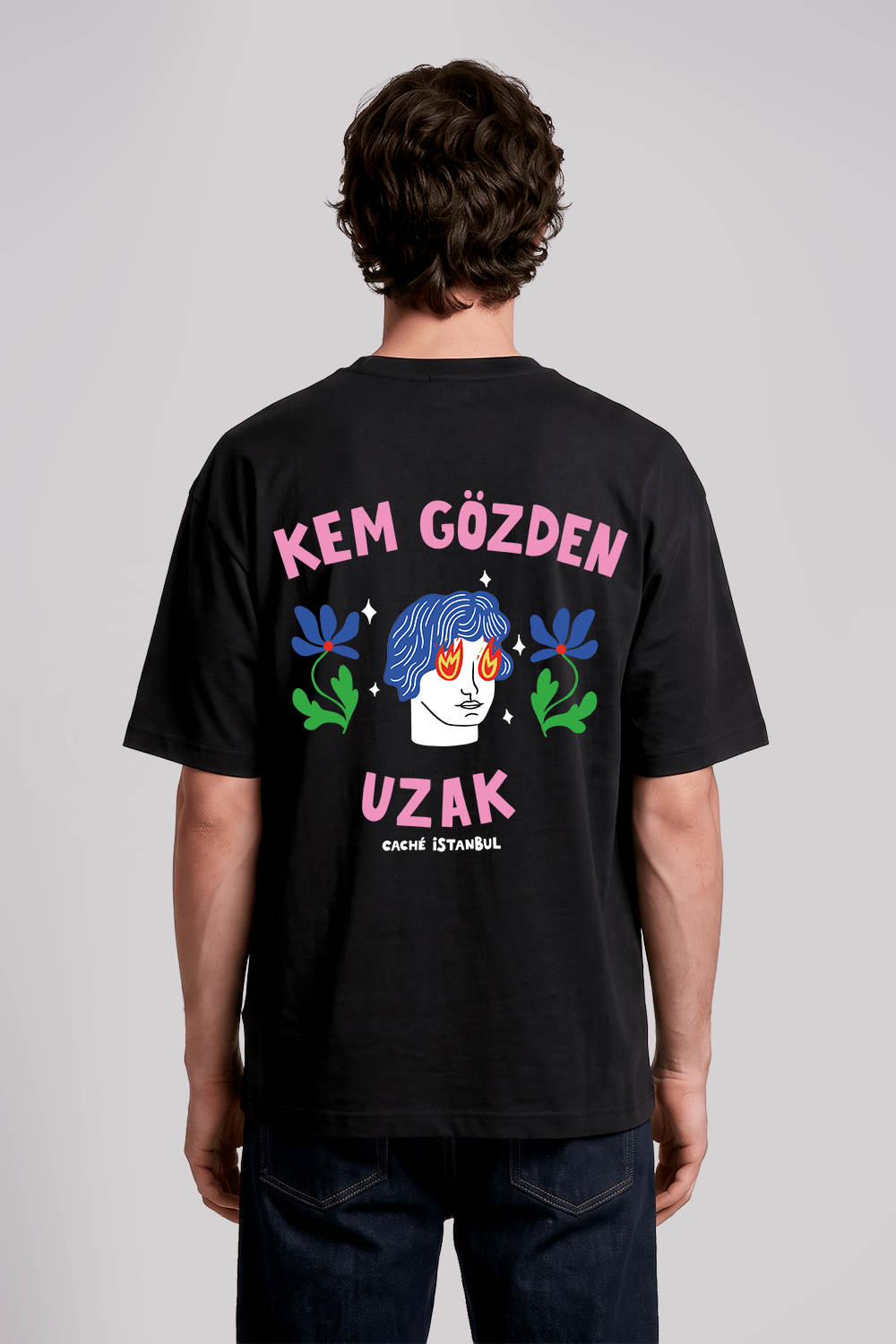 Kem Gözden Uzak Unisex Oversize Tshirt - CachéIstanbulshop_this_look_7XRCzx