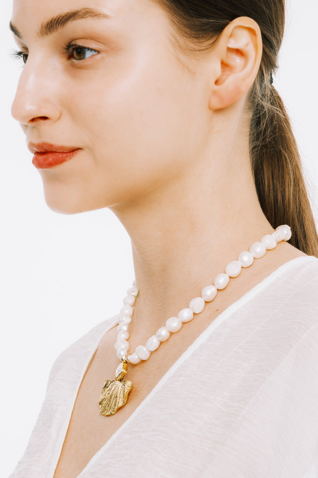 Midye İnci Kolye - CachéIstanbul