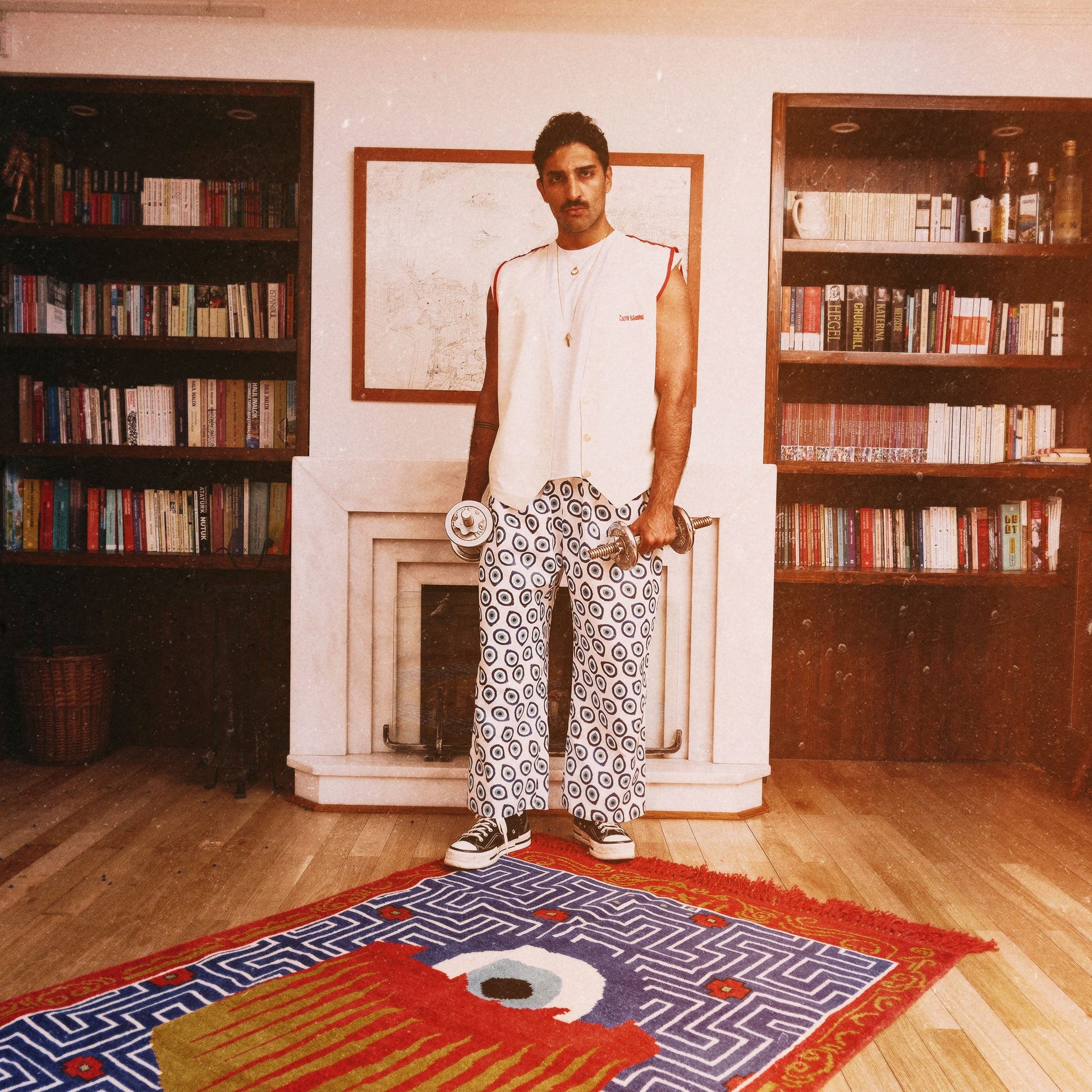 NAZAR El Dokuma Modern Yün Halı - CachéIstanbul