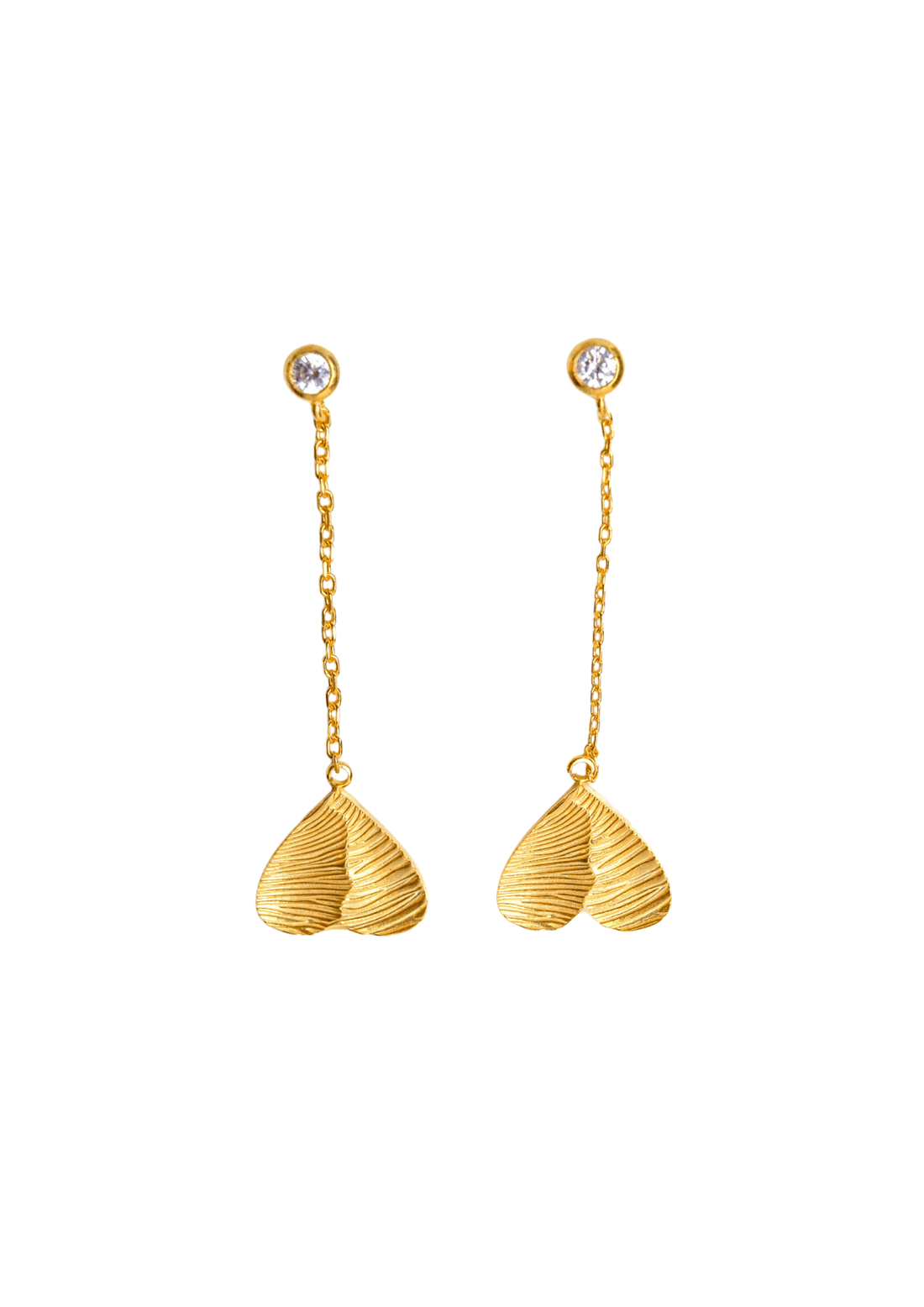 Parmak İzi Kalpli Küpe - CachéIstanbul