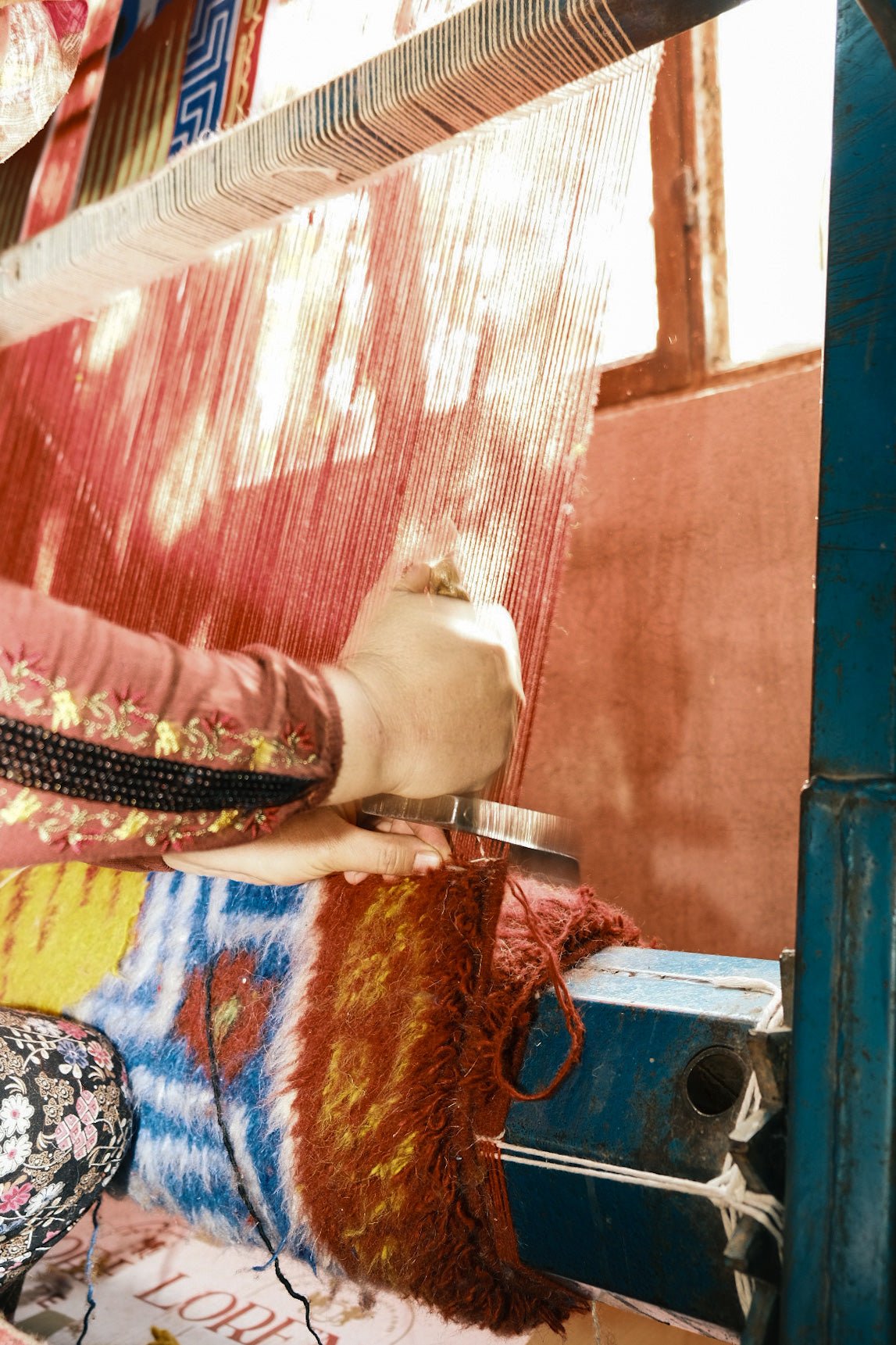 NAZAR El Dokuma Modern Yün Halı - CachéIstanbul